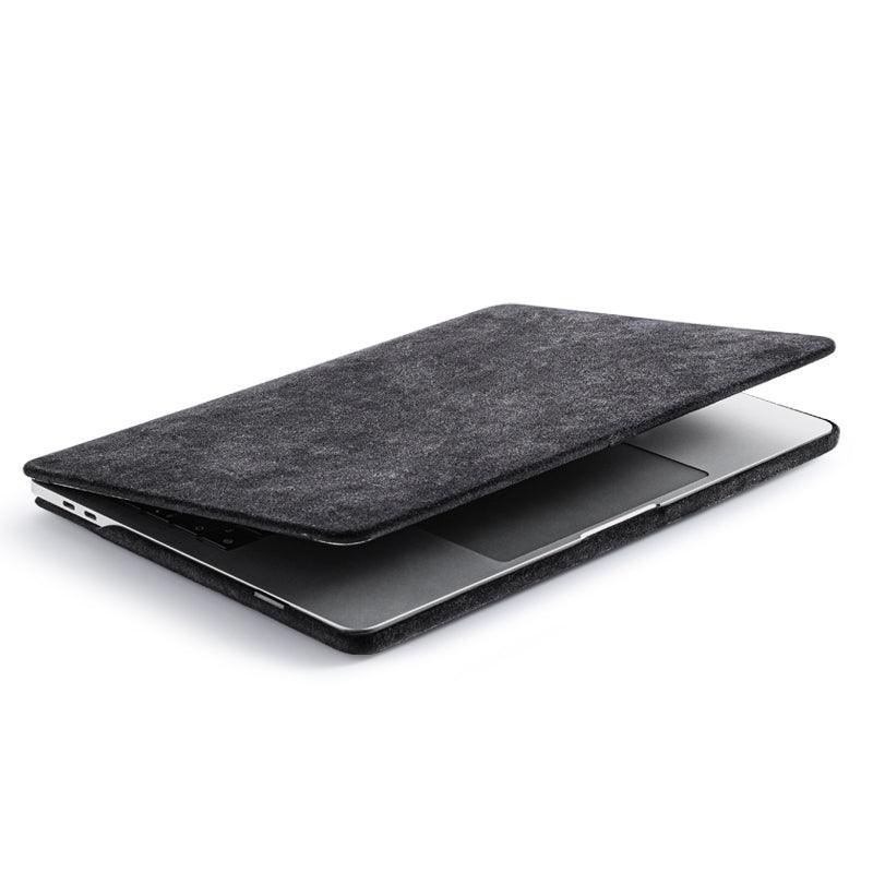 Alcantara MacBook Pro & Pro Max Cover - For 14 inch (2021 - 2025) - Space Grey - Alcanside