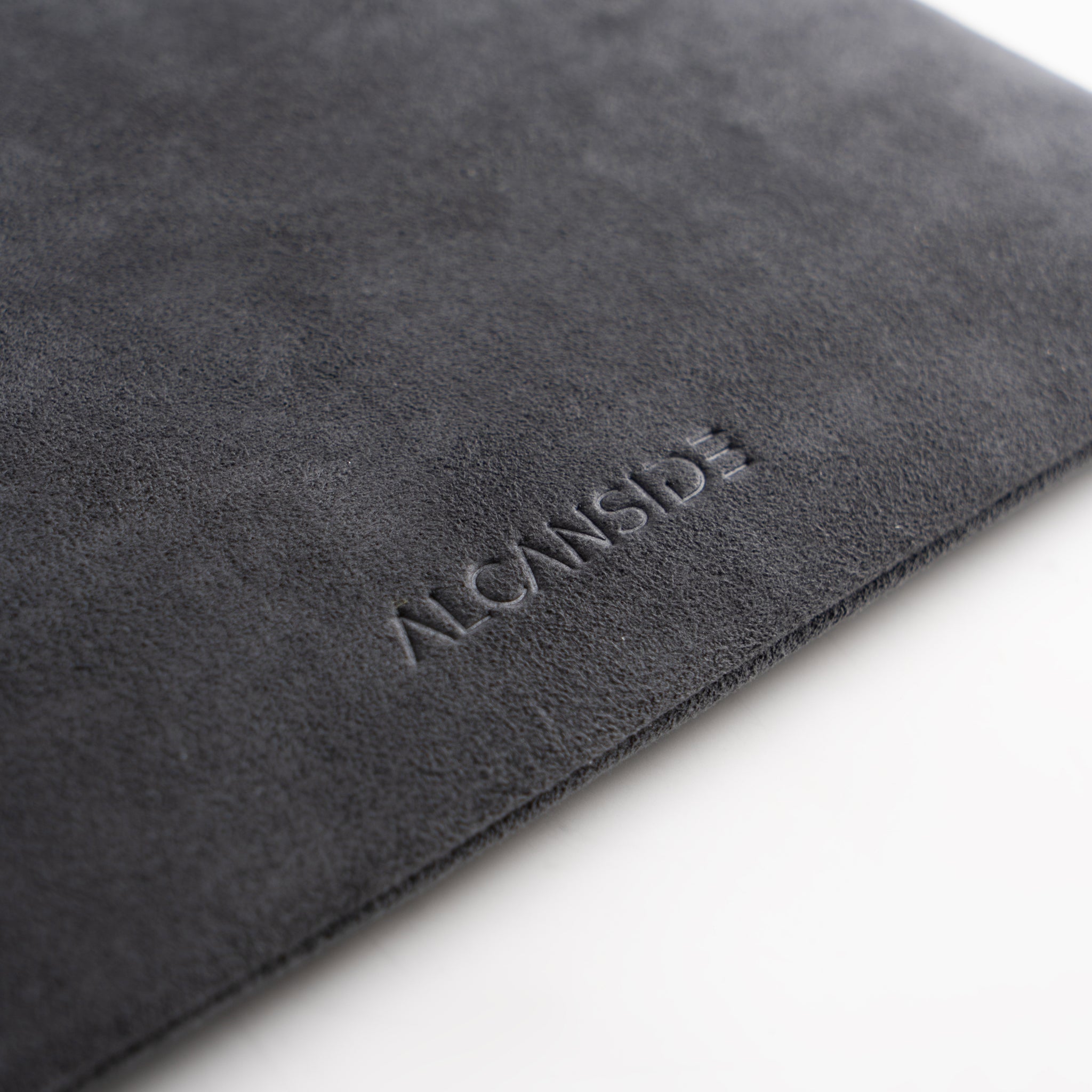 Alcantara Pouch - Space Grey - Alcanside