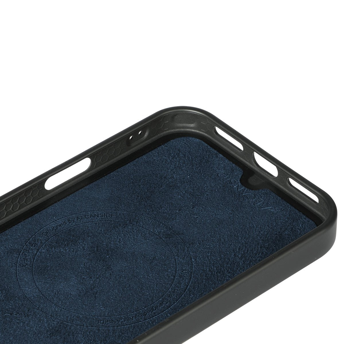 iPhone 17 Pro Max - Alcantara Back Cover - Ocean Blue - Alcanside