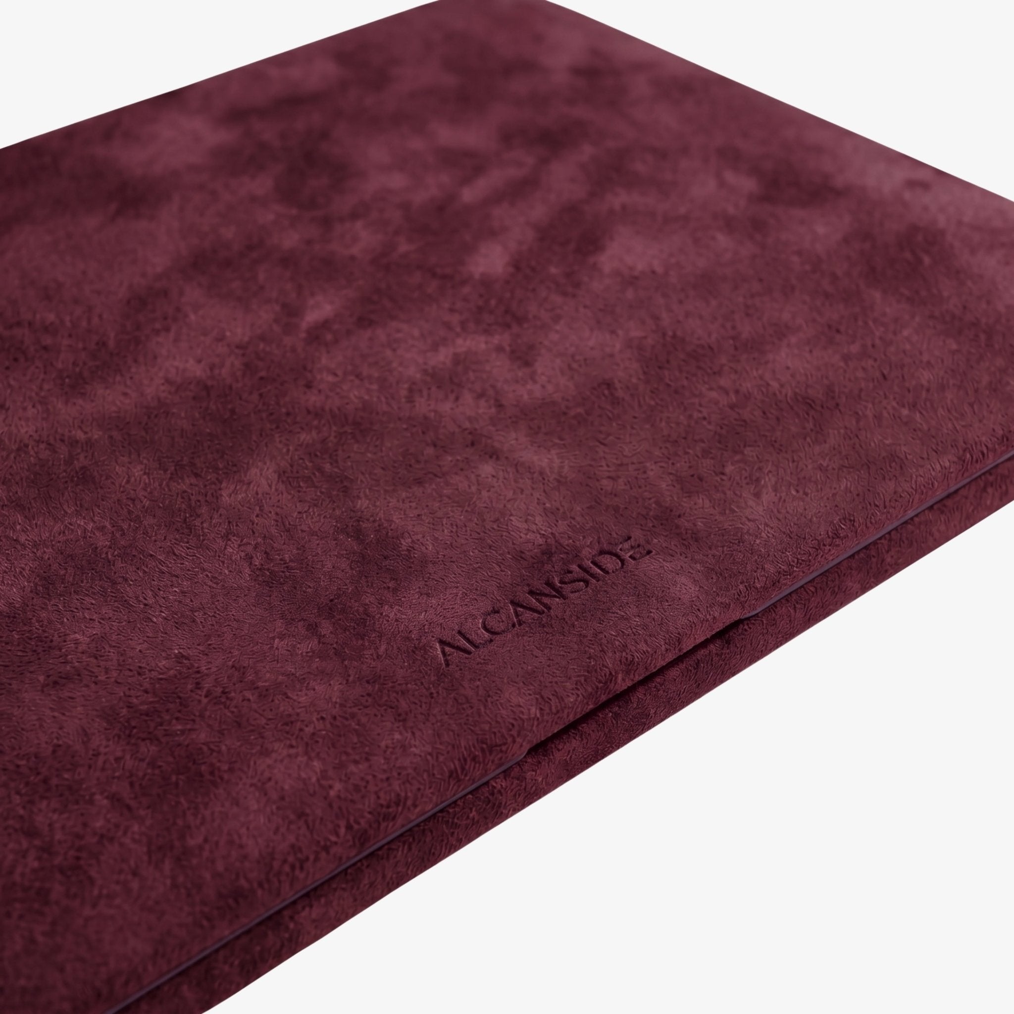 Alcantara MacBook Neo Cover – For 13 inch (2026) – Wine Red - Alcanside