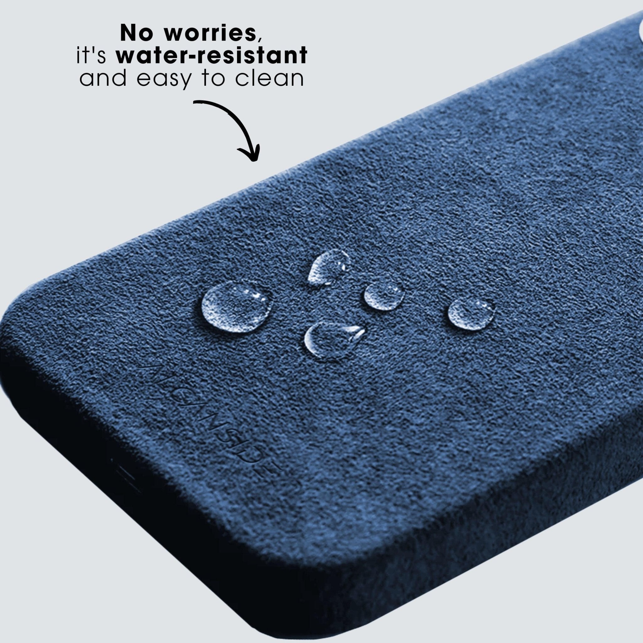 iPhone 13 - Alcantara Case - Ocean blue - Alcanside