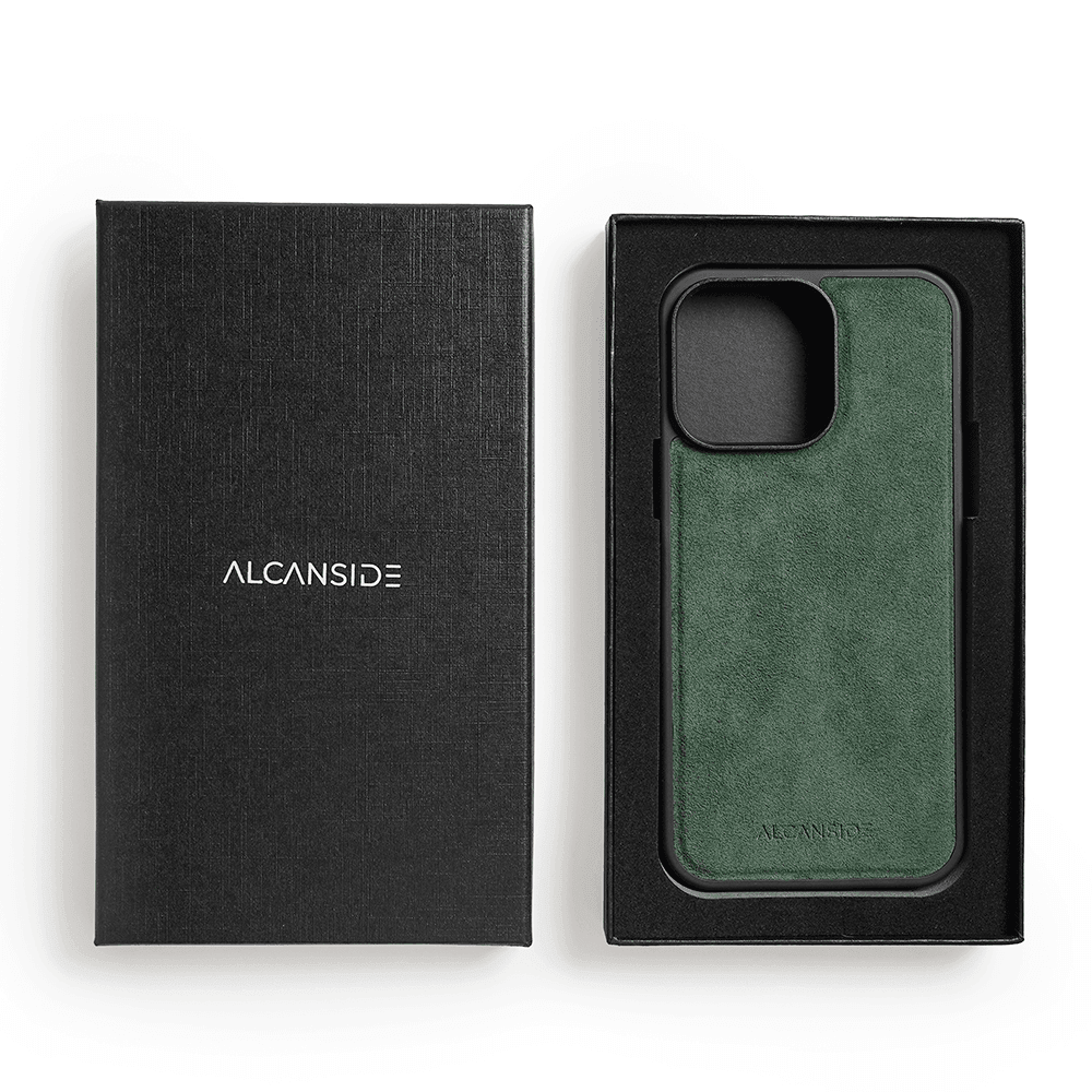 iPhone 14 Pro - Alcantara Back Cover - Midnight Green - Alcanside