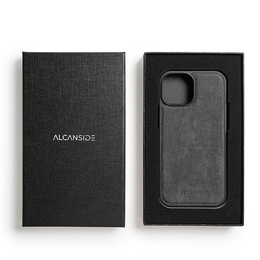 iPhone 15 Plus - Alcantara Back Cover - Space Grey - Alcanside
