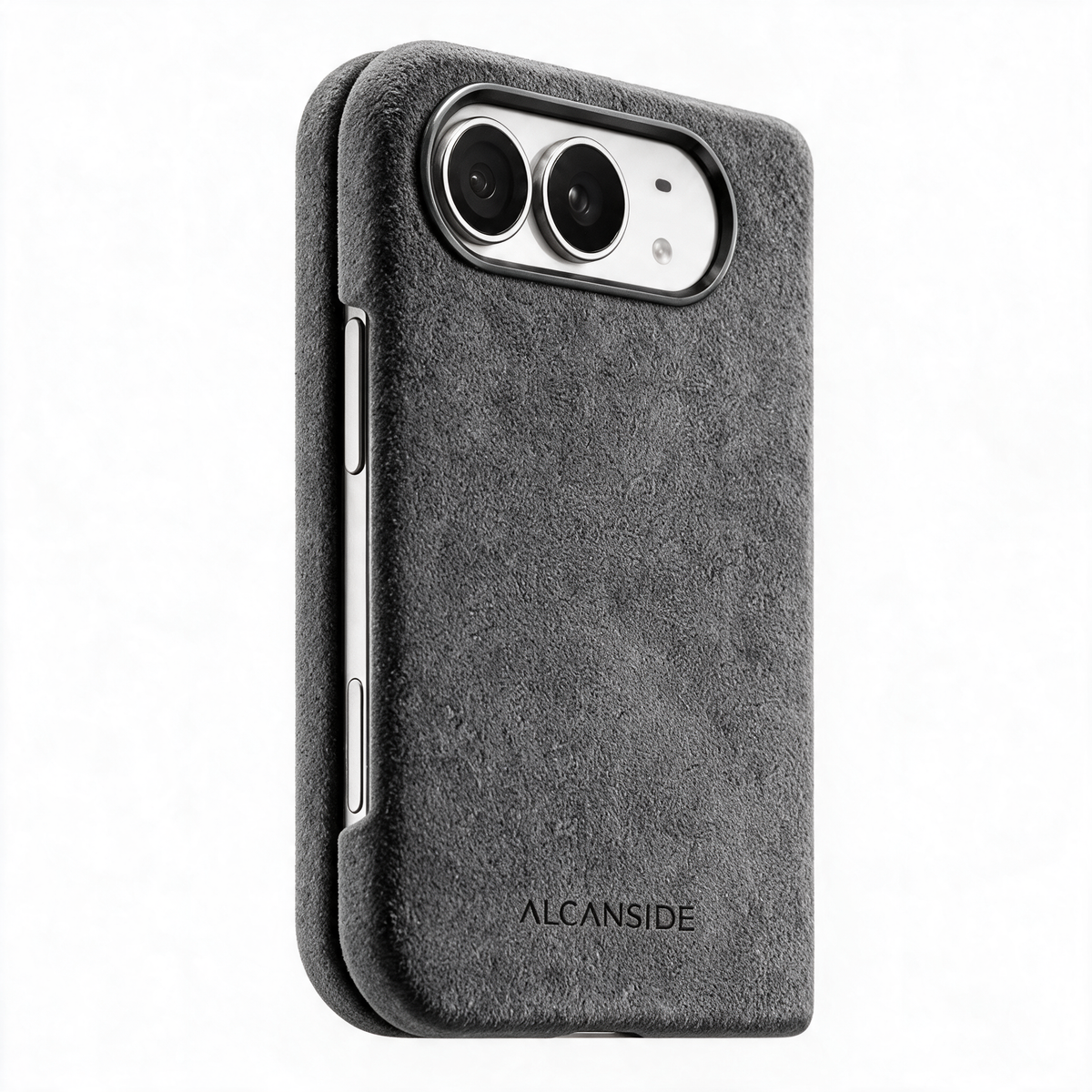 iPhone Duo - Alcantara Case - Nardo Gray - Alcanside