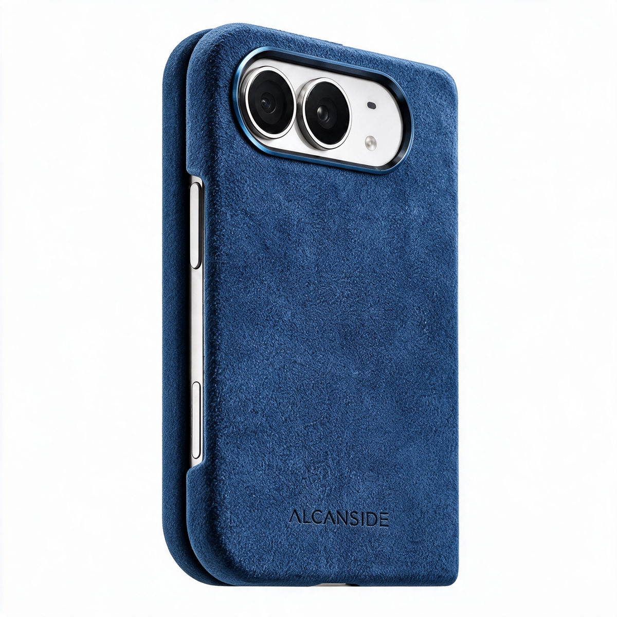 iPhone Duo - Alcantara Case - Ocean Blue - Alcanside